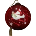 Ne'Qwa Art 7241129N Dove with Ribbon Ornament