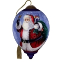 Ne'Qwa Art 7251108N Santa Ringing Bell Ornament