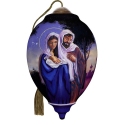 Ne'Qwa Art 7251117N Holy Family with Trees in Background Ornament