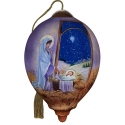 Ne'Qwa Art 7251120N Mary and Jesus in Stable Ornament