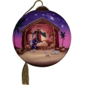 Ne'Qwa Art 7251122N Holy Family in Stable Ornament