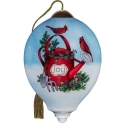 Ne'Qwa Art 7251130N Cardinals On Joy Watering Can Ornament