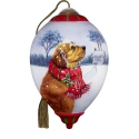 Ne'Qwa Art 7251139N Dog with Scarf Ornament