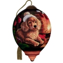 Ne'Qwa Art 7251142N Puppy By Fireplace Ornament