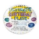 Our Name Is Mud 6015101N Ultimate Birthday Plate