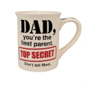 Our Name Is Mud 6016508N Dad Top Secret Mug