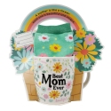 Our Name Is Mud 6016808 Best Mom Socks and Mug Combo