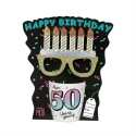 Our Name Is Mud 6017208 50th Birthday Mug and Glasses Combo