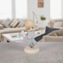 Precious Moments 183007F Graduation Blonde Girl with Blue Gown Figurine