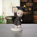 Precious Moments 193007E Graduation Blonde Boy with Black Gown Figurine