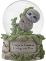 Precious Moments 213103IN Precious Earth Sloth Musical Snow Globe