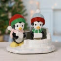 Precious Moments 231045 Penguin Building Igloo Figurine