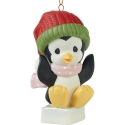 Precious Moments 231046 Penguin On Ice Ornament