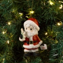 Precious Moments 241012 Annual Santa Holding Cookie Ornament