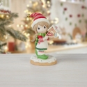 Precious Moments 241013 Annual Elf Holding Gingerbread House Figurine