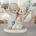 Precious Moments 241026 Couple Dancing While Cleaning Figurine