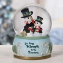 Precious Moments 241102 Annual Snowman Snow Globe