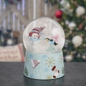 Precious Moments 241109 Dachshund with Snowman Snow Globe