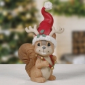 Precious Moments 241414N Mini Squirrel Dressed as a Reindeer Figurine