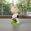 Precious Moments 241712 Peanuts Snoopy and Charlie Brown Hugging Figurine