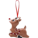 Precious Moments 241721 Rudolph the Red-Nosed Reindeer 60th Anniversary Ornament