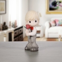 Precious Moments 242003 Boy Holding Rose Figurine