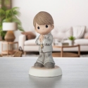 Precious Moments 242016E Communion Brunette Boy Figurine