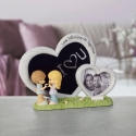 Precious Moments 242401 Double Heart Chalk Board Photo Frame