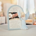 Precious Moments 242412 Baptism Angel Holding Baby Photo Frame