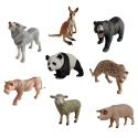 Precious Moments 24502 8 Piece Set of Wild Kingdom Animals Set 1