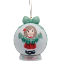 Precious Moments 251003N Dated 2025 Girl Ball Ornament