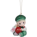 Precious Moments 251006N Dated 2025 Baby 1st Christmas Boy Ornament