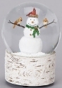 Roman Holidays 131671N Musical Cardinal Dome Snowman with Cardinal 100MM