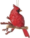 Roman Holidays 132554N Xmas Cardinal Ornament On Branch Holiday Tradition