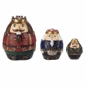 Roman Holidays 135122 3 Piece Set Nutcracker Nesting Boxes