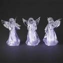 Roman Holidays 135180 LED Angel Mini Figurines Set of 3