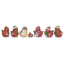 Roman Holidays 135450 Cardinal Nativity Set of 7 Pieces