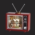 Roman Holidays 135699N Lighted Swirl Train TV North Pole Station