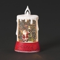 Roman Holidays 136128 LED Santa in Candle Mini Dome