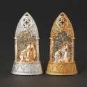 Roman Holidays 136134N Set of 2 Lighted Holy Family Ornaments