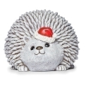 Roman Holidays 136591 Hedgehog In Santa Hat Pudgy Pal Statue