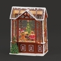 Roman Holidays 137014 Lighted Swirl Gingerbread Greenhouse with Windows