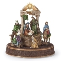 Roman Holidays 137016N Lighted Musical Nativity Rotation