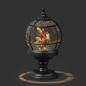 Roman Holidays 137021 Lighted Swirl Sphere 3 Cardinals On Branch