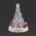 Roman Holidays 137024N Lighted Musical Tree With Santa Deer Rotation