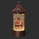 Roman Holidays 137050 Lighted Swirl Birdhouse Cardinal Holy Family Pageant