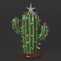 Roman Holidays 137068N Lighted Ceramic Cactus