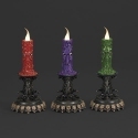 Roman Holidays 137086N Set of 3 Lighted Face Candles