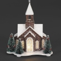 Roman Holidays 137105 Brick Church Ornament Lighted