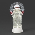 Roman Holidays 137174 Lighted Swirl Snowman with Blinking Snowflakes